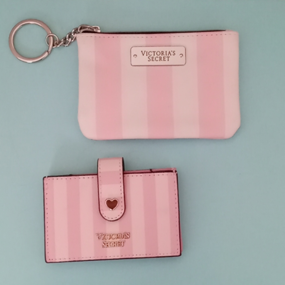 Victoria Secret Credit Card holder, keychain coin